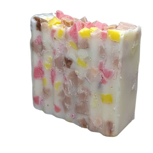 Jabón glicerina de confeti natural