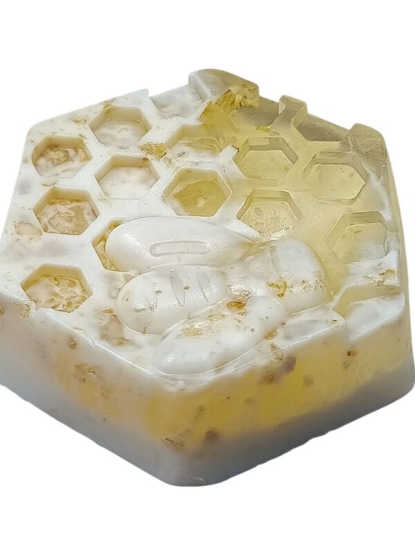 Jabón de glicerina de avena y miel