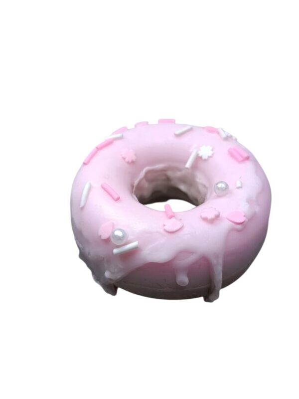 Jabón de glicerina de coco de forma donut